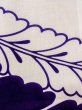 画像6: O0228P 女性用浴衣（日本製）  綿 白, 花 【中古】【USED】【リサイクル】 ★☆☆☆☆【O0228P】 (6)