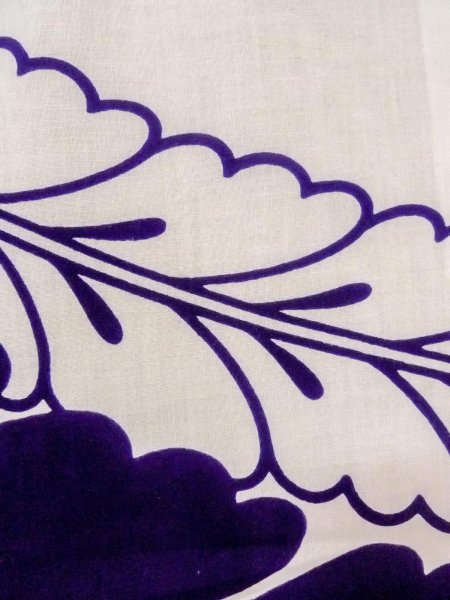 画像6: O0228P 女性用浴衣（日本製）  綿 白, 花 【中古】【USED】【リサイクル】 ★☆☆☆☆【O0228P】 (6)