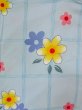 画像3: O0228Q 女性用浴衣（海外製）  綿 薄い水色, 花 【中古】【USED】【リサイクル】 ★★★☆☆【O0228Q】 (3)