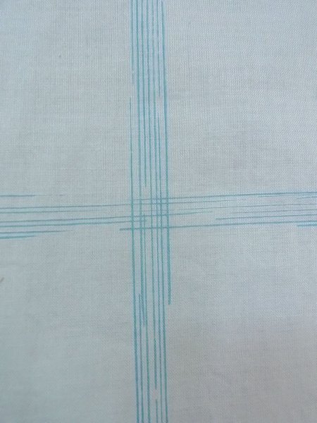 画像6: O0228Q 女性用浴衣（海外製）  綿 薄い水色, 花 【中古】【USED】【リサイクル】 ★★★☆☆【O0228Q】 (6)