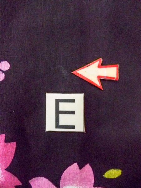 画像18: O0228R 女性用浴衣（海外製）  綿 黒, 桜 【中古】【USED】【リサイクル】 ★★★☆☆【O0228R】 (18)