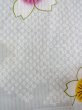 画像7: O0228U 女性用浴衣（海外製）  麻 薄い灰色, 桜 【中古】【USED】【リサイクル】 ★☆☆☆☆【O0228U】 (7)