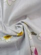 画像11: O0228U 女性用浴衣（海外製）  麻 薄い灰色, 桜 【中古】【USED】【リサイクル】 ★☆☆☆☆【O0228U】 (11)
