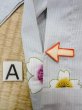 画像14: O0228U 女性用浴衣（海外製）  麻 薄い灰色, 桜 【中古】【USED】【リサイクル】 ★☆☆☆☆【O0228U】 (14)