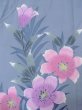 画像4: O0228W 女性用浴衣（海外製）  綿 青み灰色, あやめ 【中古】【USED】【リサイクル】 ★★☆☆☆【O0228W】 (4)