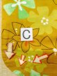 画像16: O0228X 女性用浴衣（海外製）  綿 山吹, 花 【中古】【USED】【リサイクル】 ★★★☆☆【O0228X】 (16)