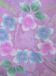画像5: O0228Y 女性用浴衣（日本製）  綿 淡い藤色, 花 【中古】【USED】【リサイクル】 ★★★☆☆【O0228Y】 (5)