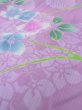 画像8: O0228Y 女性用浴衣（日本製）  綿 淡い藤色, 花 【中古】【USED】【リサイクル】 ★★★☆☆【O0228Y】 (8)