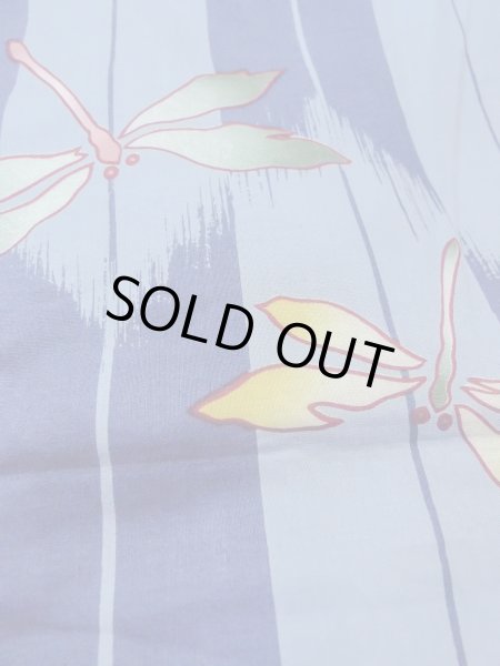 画像10: O0301A 女性用浴衣（海外製）  綿 灰色がかった水色,  【中古】【USED】【リサイクル】 ★★☆☆☆【O0301A】 (10)