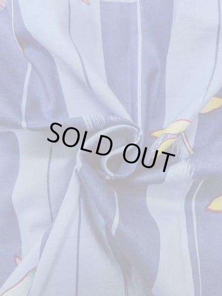 画像11: O0301A 女性用浴衣（海外製）  綿 灰色がかった水色,  【中古】【USED】【リサイクル】 ★★☆☆☆【O0301A】 (11)