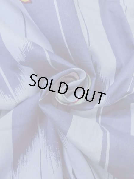 画像12: O0301A 女性用浴衣（海外製）  綿 灰色がかった水色,  【中古】【USED】【リサイクル】 ★★☆☆☆【O0301A】 (12)