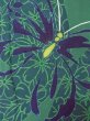 画像7: O0301B 女性用浴衣（日本製）  綿 緑色, 花 【中古】【USED】【リサイクル】 ★★★★☆【O0301B】 (7)