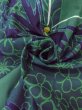 画像11: O0301B 女性用浴衣（日本製）  綿 緑色, 花 【中古】【USED】【リサイクル】 ★★★★☆【O0301B】 (11)