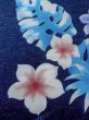画像6: O0301C 女性用浴衣（海外製）  綿 紺, 花 【中古】【USED】【リサイクル】 ★★★★☆【O0301C】 (6)