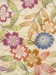 画像5: O0312D 女性用小紋  シルク（正絹） オフ　ホワイト, 桜 【中古】【USED】【リサイクル】 ★★☆☆☆【O0312D】 (5)
