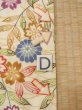 画像17: O0312D 女性用小紋  シルク（正絹） オフ　ホワイト, 桜 【中古】【USED】【リサイクル】 ★★☆☆☆【O0312D】 (17)