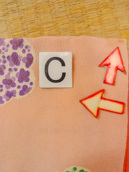 画像16: O0312H 女性用小紋  シルク（正絹） 薄い桃色, 梅 【中古】【USED】【リサイクル】 ★☆☆☆☆【O0312H】 (16)