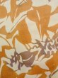 画像5: O0312I 女性用小紋  シルク（正絹） 薄いオフ　ホワイト, 葉 【中古】【USED】【リサイクル】 ★★★☆☆【O0312I】 (5)