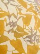 画像9: O0312I 女性用小紋  シルク（正絹） 薄いオフ　ホワイト, 葉 【中古】【USED】【リサイクル】 ★★★☆☆【O0312I】 (9)