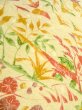 画像8: O0312L 女性用小紋  シルク（正絹） 淡い薄い黄色, 梅 【中古】【USED】【リサイクル】 ★★★☆☆【O0312L】 (8)