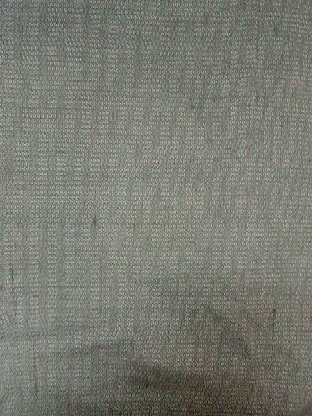 画像3: O0312M 男性用着物 結城紬 シルク（正絹） 淡い灰色, 亀甲 【中古】【USED】【リサイクル】 ★★★☆☆【O0312M】 (3)