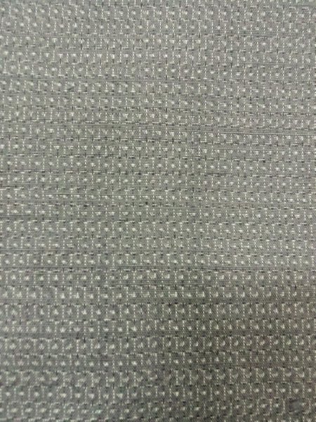 画像6: O0312M 男性用着物 結城紬 シルク（正絹） 淡い灰色, 亀甲 【中古】【USED】【リサイクル】 ★★★☆☆【O0312M】 (6)