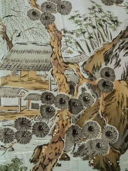 画像6: O0312P 男性用羽織  シルク（正絹） 深い紺,  【中古】【USED】【リサイクル】 ★★★★☆【O0312P】 (6)