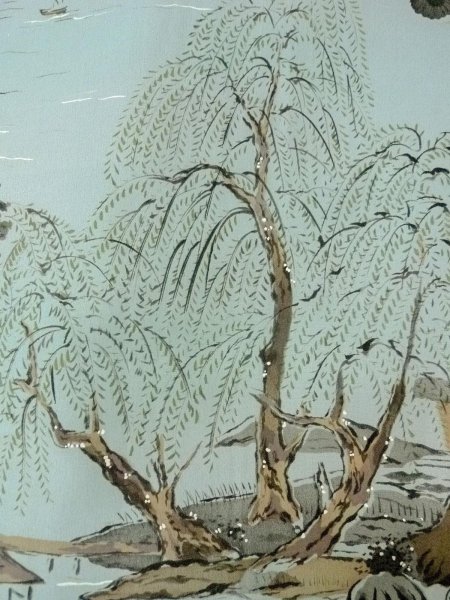 画像7: O0312P 男性用羽織  シルク（正絹） 深い紺,  【中古】【USED】【リサイクル】 ★★★★☆【O0312P】 (7)