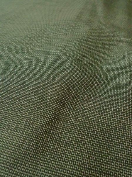 画像6: O0312Q 男性用着物 大島紬 シルク（正絹） 灰色, 亀甲 【中古】【USED】【リサイクル】 ★★★☆☆【O0312Q】 (6)