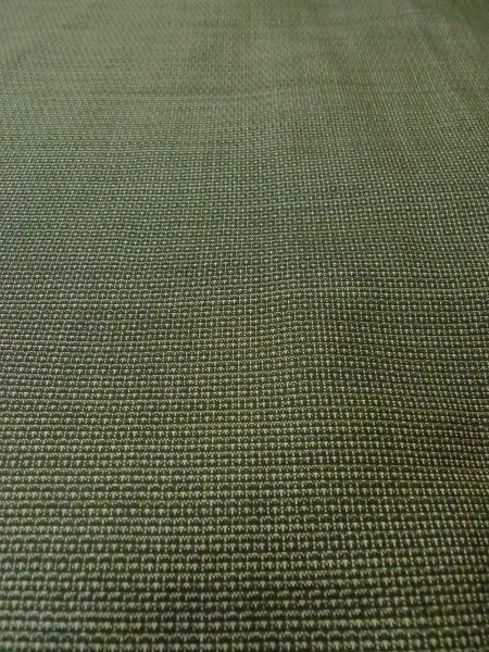 画像7: O0312Q 男性用着物 大島紬 シルク（正絹） 灰色, 亀甲 【中古】【USED】【リサイクル】 ★★★☆☆【O0312Q】 (7)