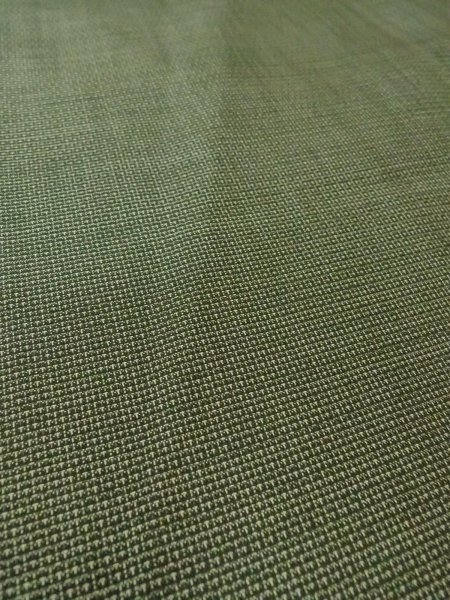 画像13: O0312R 男性用羽織 大島紬 シルク（正絹） 灰色, 亀甲 【中古】【USED】【リサイクル】 ★★★☆☆【O0312R】 (13)