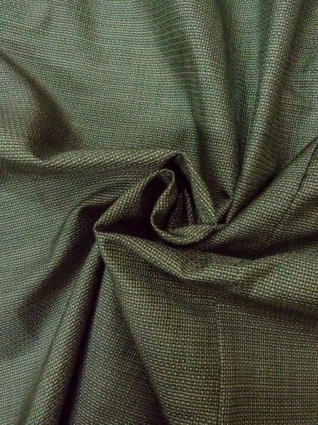 画像15: O0312R 男性用羽織 大島紬 シルク（正絹） 灰色, 亀甲 【中古】【USED】【リサイクル】 ★★★☆☆【O0312R】 (15)