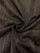 画像11: O0312S 男性用着物 大島紬 シルク（正絹） 黒, 縞 【中古】【USED】【リサイクル】 ★★★☆☆【O0312S】 (11)