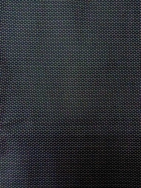 画像5: O0312U 男性用着物  シルク（正絹） 深い藍, 亀甲 【中古】【USED】【リサイクル】 ★★★☆☆【O0312U】 (5)