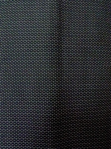 画像6: O0312U 男性用着物  シルク（正絹） 深い藍, 亀甲 【中古】【USED】【リサイクル】 ★★★☆☆【O0312U】 (6)