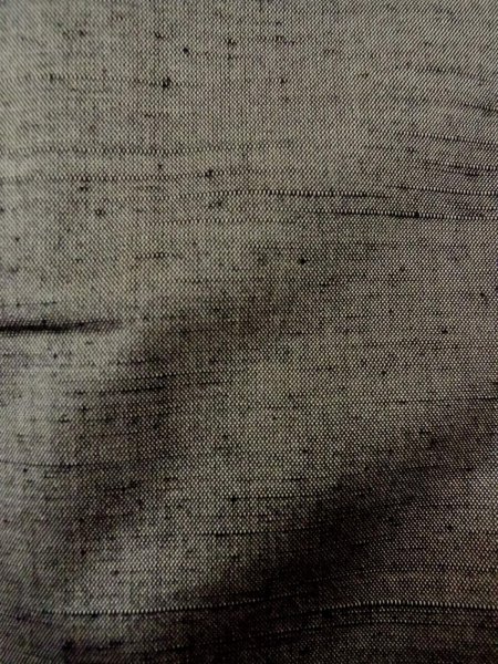 画像5: O0312W 男性用着物 結城紬 シルク（正絹） 薄い灰色,  【中古】【USED】【リサイクル】 ★★★★☆【O0312W】 (5)