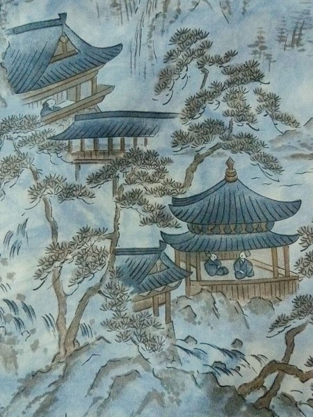 画像8: O0312X 男性用羽織 結城紬 シルク（正絹） 薄い灰色,  【中古】【USED】【リサイクル】 ★★★★☆【O0312X】 (8)