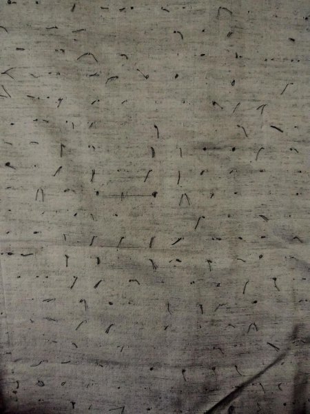 画像15: O0312X 男性用羽織 結城紬 シルク（正絹） 薄い灰色,  【中古】【USED】【リサイクル】 ★★★★☆【O0312X】 (15)