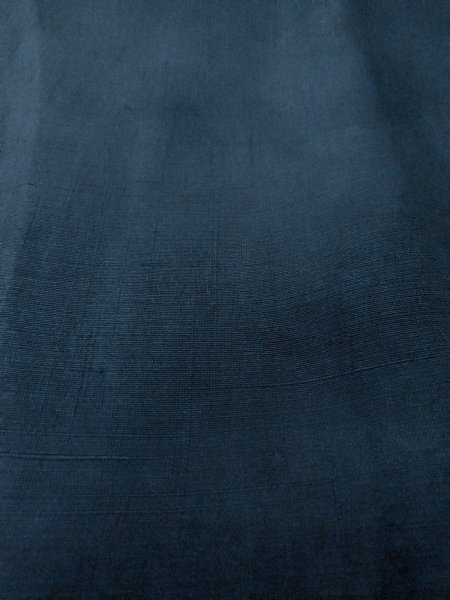 画像8: O0312Y 男性用着物  シルク（正絹） 紺,  【中古】【USED】【リサイクル】 ★★★★☆【O0312Y】 (8)