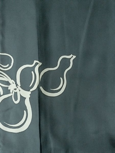 画像5: O0312Z 男性用羽織  シルク（正絹） 紺,  【中古】【USED】【リサイクル】 ★★★☆☆【O0312Z】 (5)