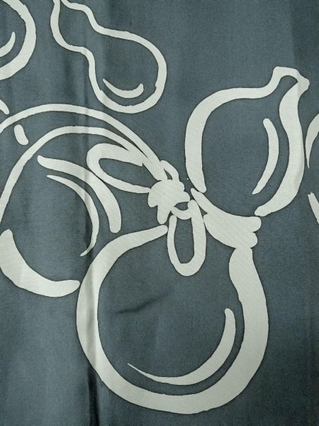 画像6: O0312Z 男性用羽織  シルク（正絹） 紺,  【中古】【USED】【リサイクル】 ★★★☆☆【O0312Z】 (6)