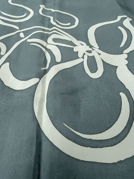 画像10: O0312Z 男性用羽織  シルク（正絹） 紺,  【中古】【USED】【リサイクル】 ★★★☆☆【O0312Z】 (10)