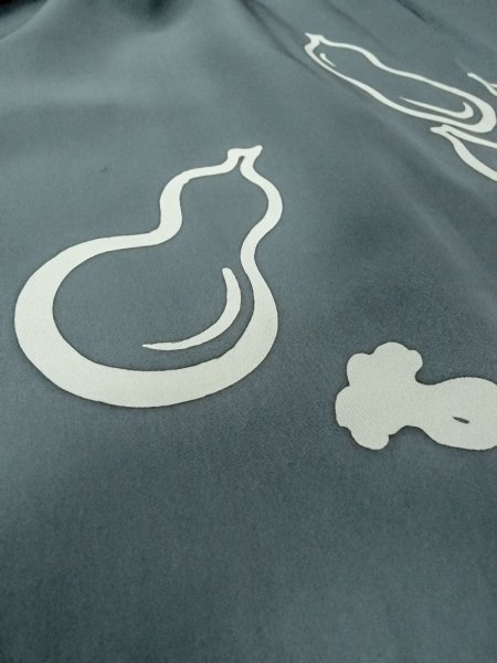 画像11: O0312Z 男性用羽織  シルク（正絹） 紺,  【中古】【USED】【リサイクル】 ★★★☆☆【O0312Z】 (11)