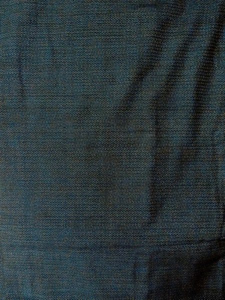 画像3: O0313A 男性用着物 大島紬 シルク（正絹） 紺, 亀甲 【中古】【USED】【リサイクル】 ★★★☆☆【O0313A】 (3)