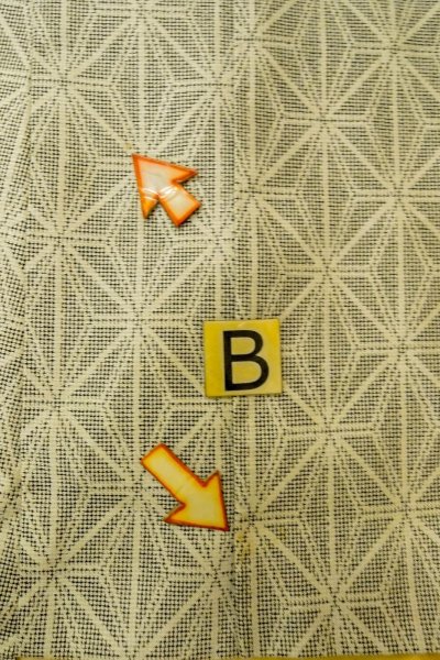 画像13: O0328E 女性用紬  シルク(正絹) 黒, 麻の葉 【中古】【USED】【リサイクル】 ★★☆☆☆【O0328E】 (13)