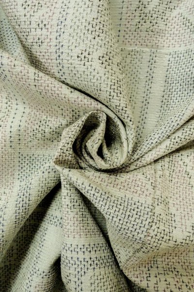 画像11: O0328F 女性用紬  シルク(正絹) 淡い水色, 花 【中古】【USED】【リサイクル】 ★☆☆☆☆【O0328F】 (11)