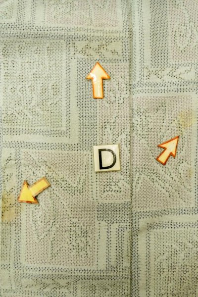 画像16: O0328F 女性用紬  シルク(正絹) 淡い水色, 花 【中古】【USED】【リサイクル】 ★☆☆☆☆【O0328F】 (16)