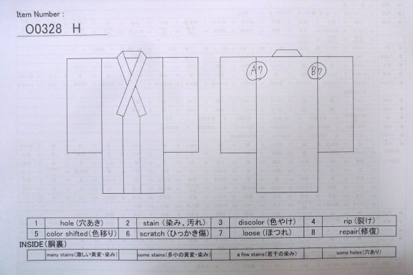 画像13: O0328H 女性用織  シルク(正絹) 深いマルチカラー, 家 【中古】【USED】【リサイクル】 ★☆☆☆☆【O0328H】 (13)