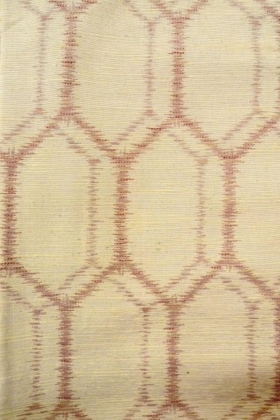 画像5: O0328I 女性用紬  シルク(正絹) アイボリー, 亀甲 【中古】【USED】【リサイクル】 ★★★☆☆【O0328I】 (5)