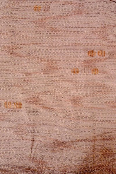 画像3: O0328J 女性用紬  シルク(正絹) 灰色がかった桃色, 流水 【中古】【USED】【リサイクル】 ★★☆☆☆【O0328J】 (3)